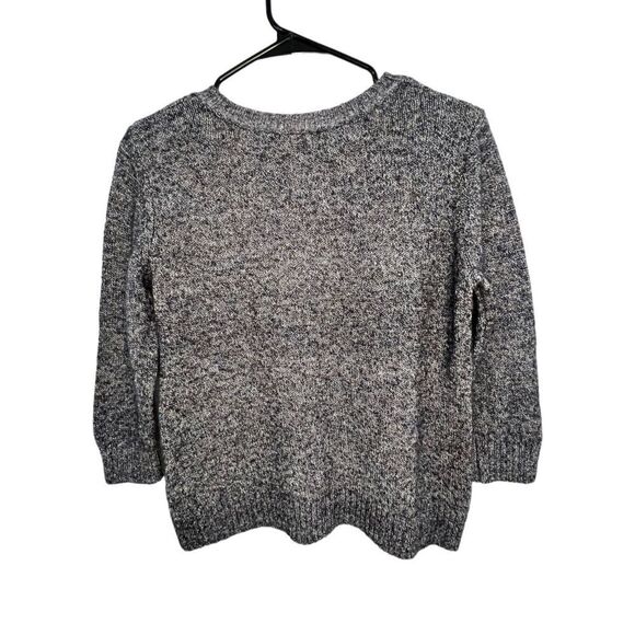 Christopher and Banks Petite Basic Grey Sweater - Picture 3 of 4